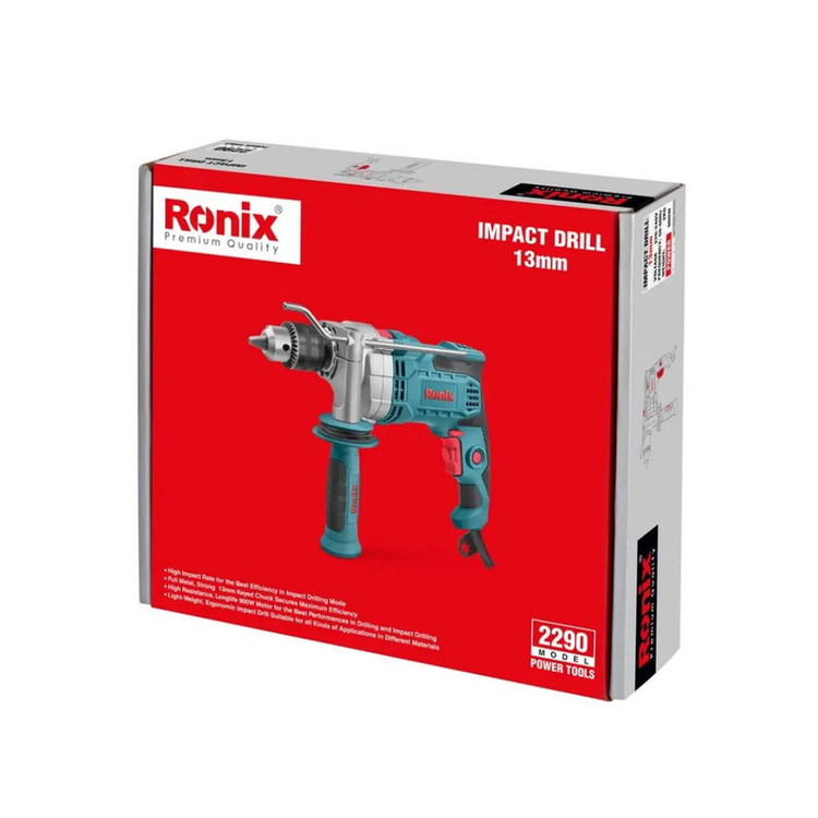 دریل 13mm چکشی نیم تنه فلزی رونیکس مدل 2290