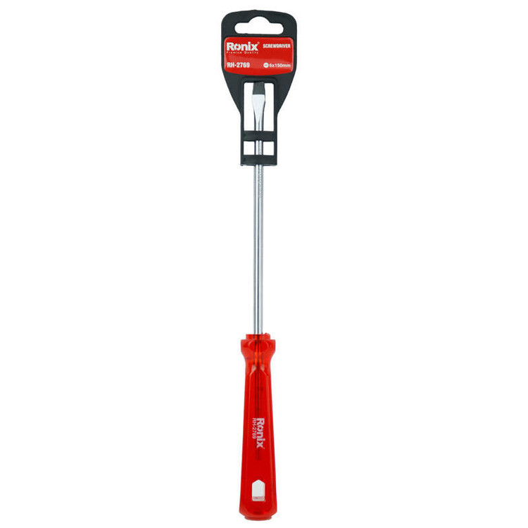 پیچ گوشتی تکی ساده 150*6 دوسو کریستالی رونیکس مدل RH-2769