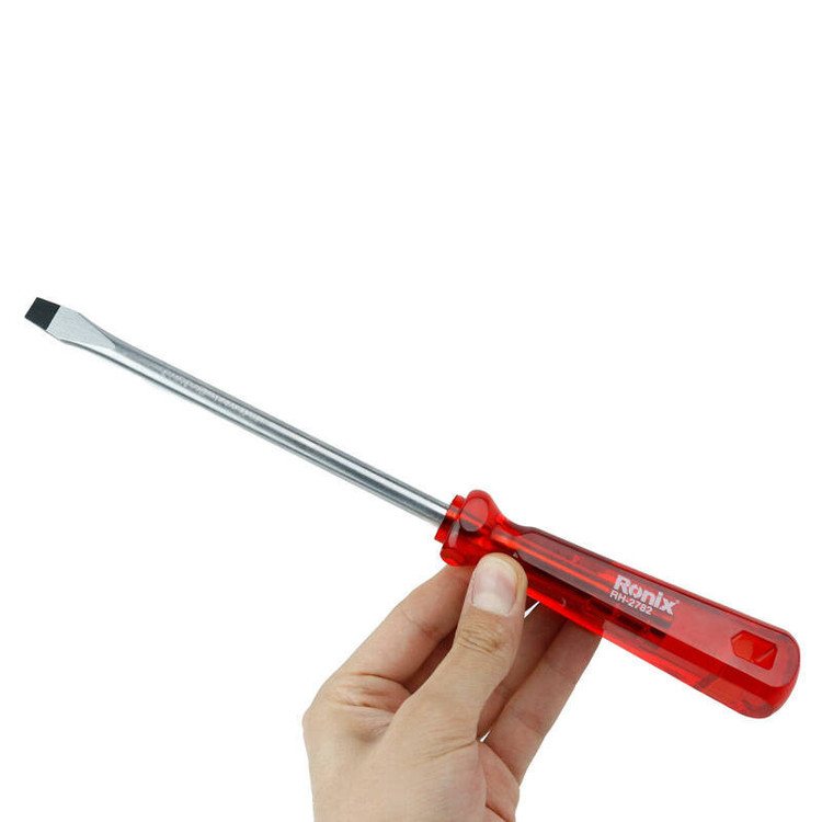 پیچ گوشتی تکی ساده 150*8 دوسو کریستالی رونیکس مدل RH-2782