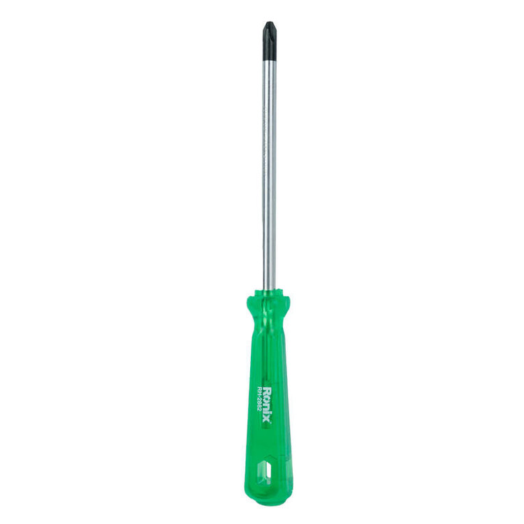 پیچ گوشتی تکی ساده 150*8 چهارسو کریستالی رونیکس مدل RH-2882