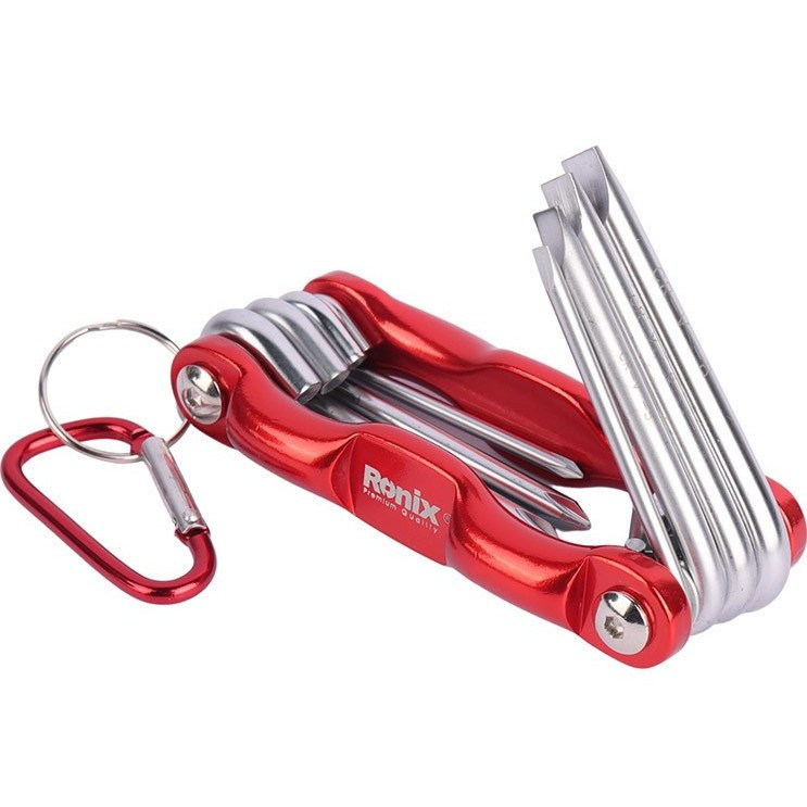 ست پیچ گوشتی چاقویی آلومینیومی 8 عددی فانتزی رونیکس مدل RH-2901