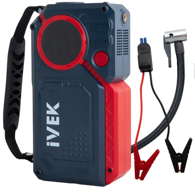 مینی کمپرسور شارژی و جامپ استارتر ایوک مدل K-6200
