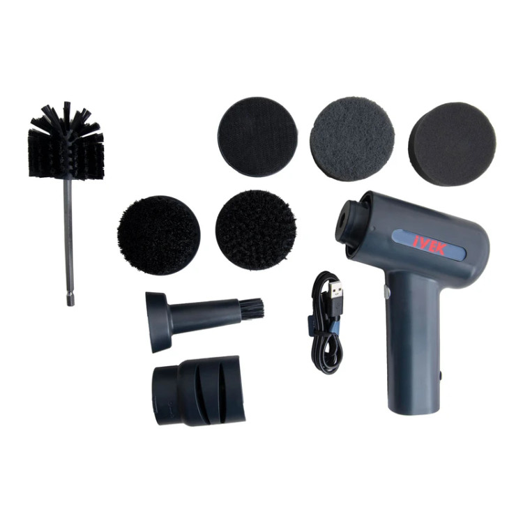 ست ابزار شستشو و پولیش شارژی ایوک 9 پارچه مدل K-7272V
