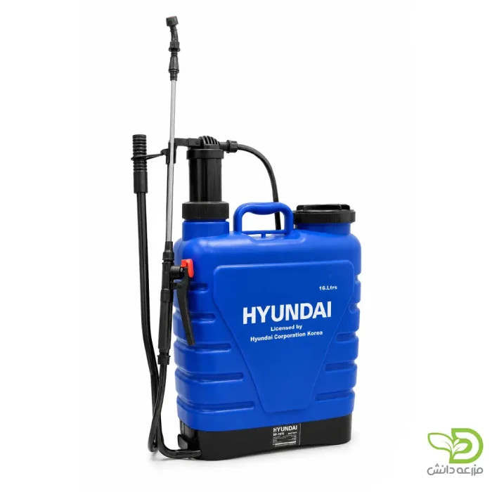 سمپاش کوله ای هیوندای مدل HP1670 ظرفیت ۱۶ لیتر